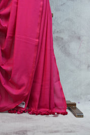 Pink Mul Cotton Saree-SRPMCS207