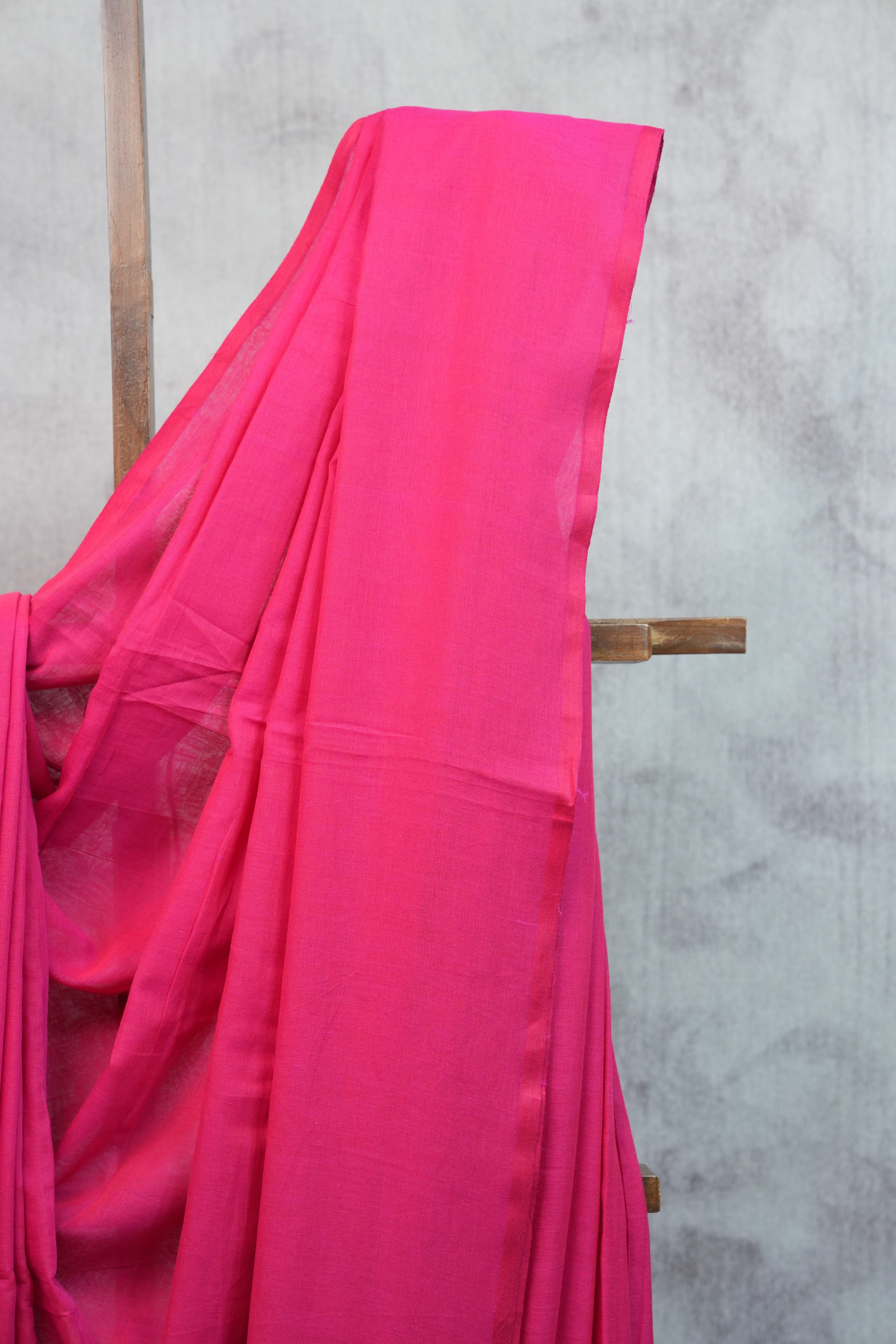 Pink Mul Cotton Saree-SRPMCS207