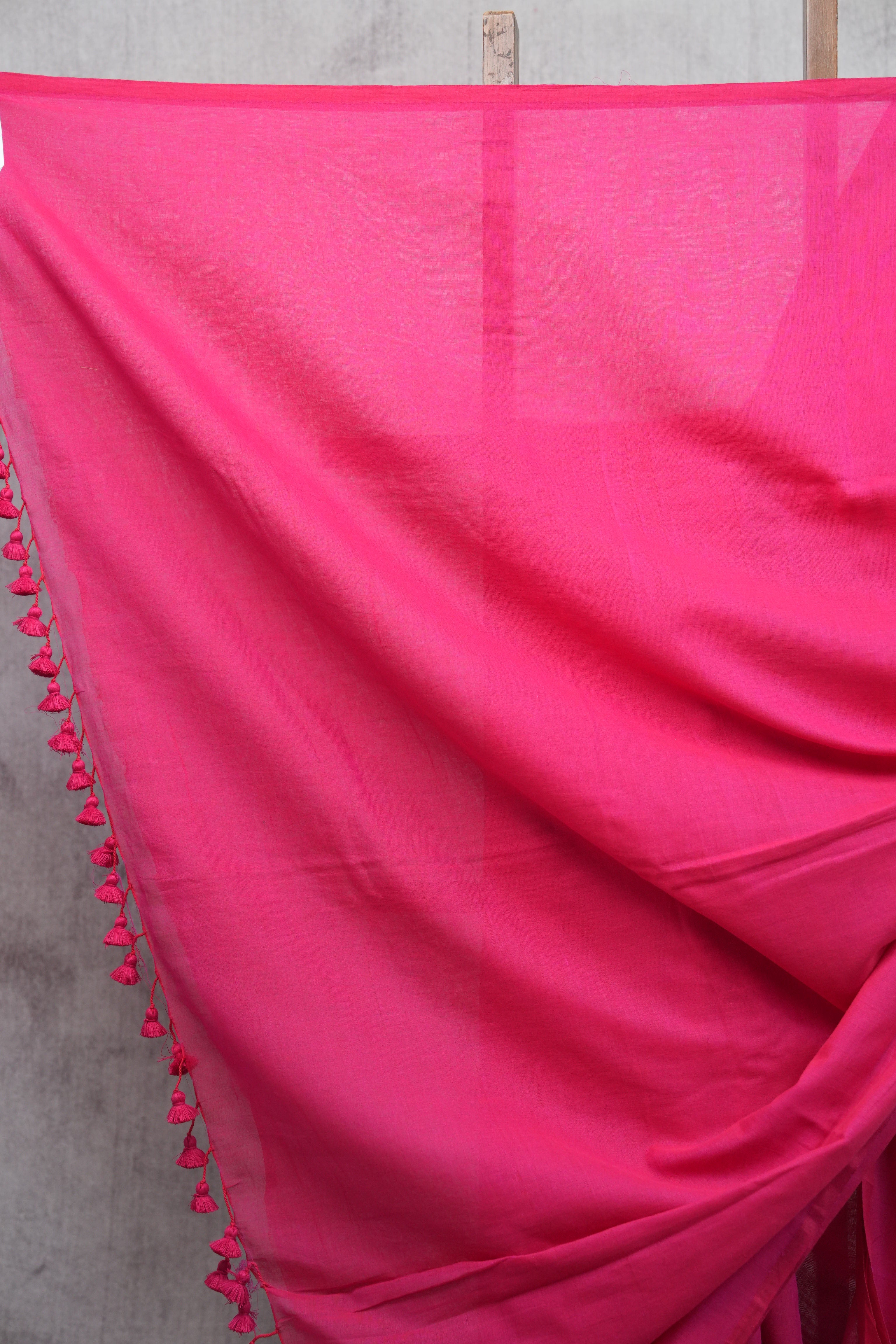 Pink Mul Cotton Saree-SRPMCS207