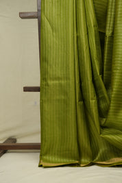 Green Tussar Silk Saree - SRGTSS1874