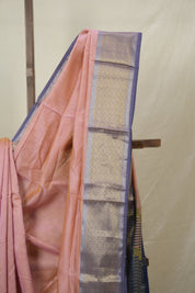 Dusty Pink Maheshwari Saree - SRDPMS1001