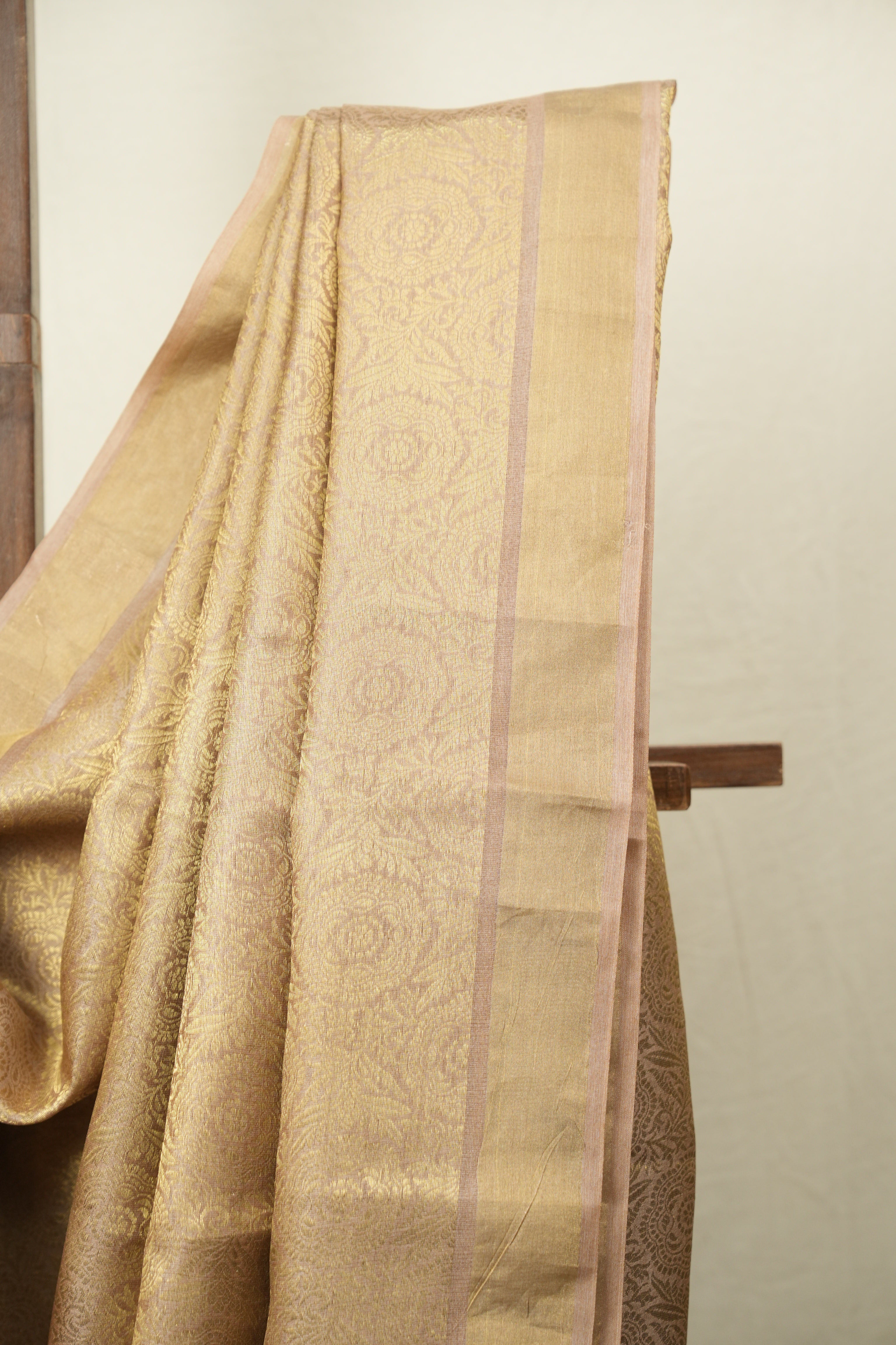 Mauve Tussar Silk Saree - SRMTSS1950