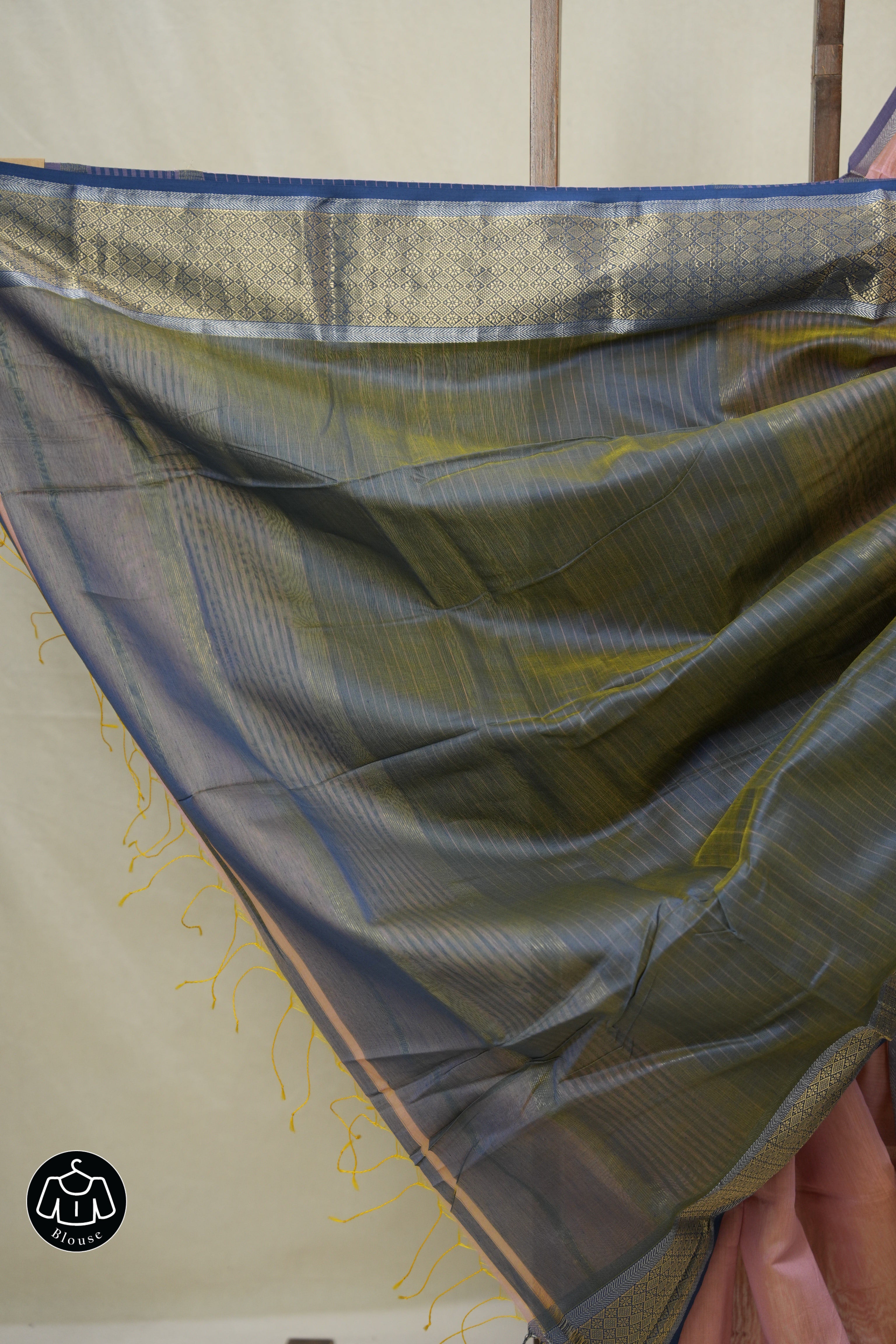 Dusty Pink Maheshwari Saree - SRDPMS1001