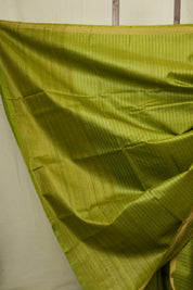 Green Tussar Silk Saree - SRGTSS1874