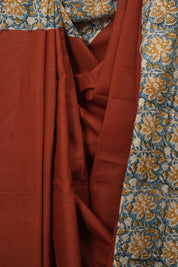 Red HBP Cotton Saree - SRRCS3743