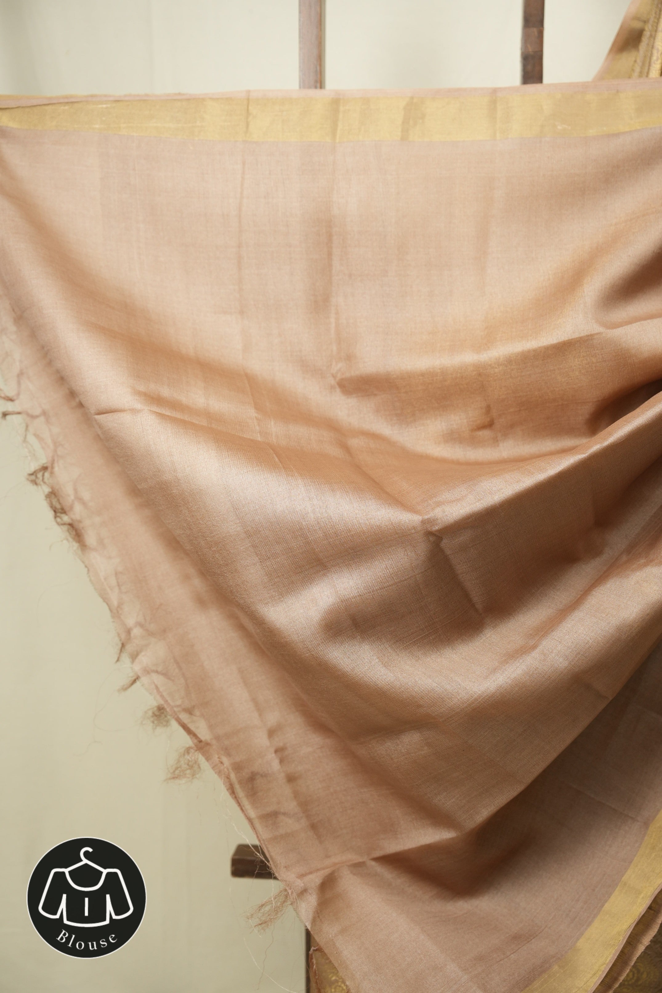 Mauve Tussar Silk Saree - SRMTSS1950