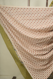 Red HBP Cotton Saree - SRRCS3743