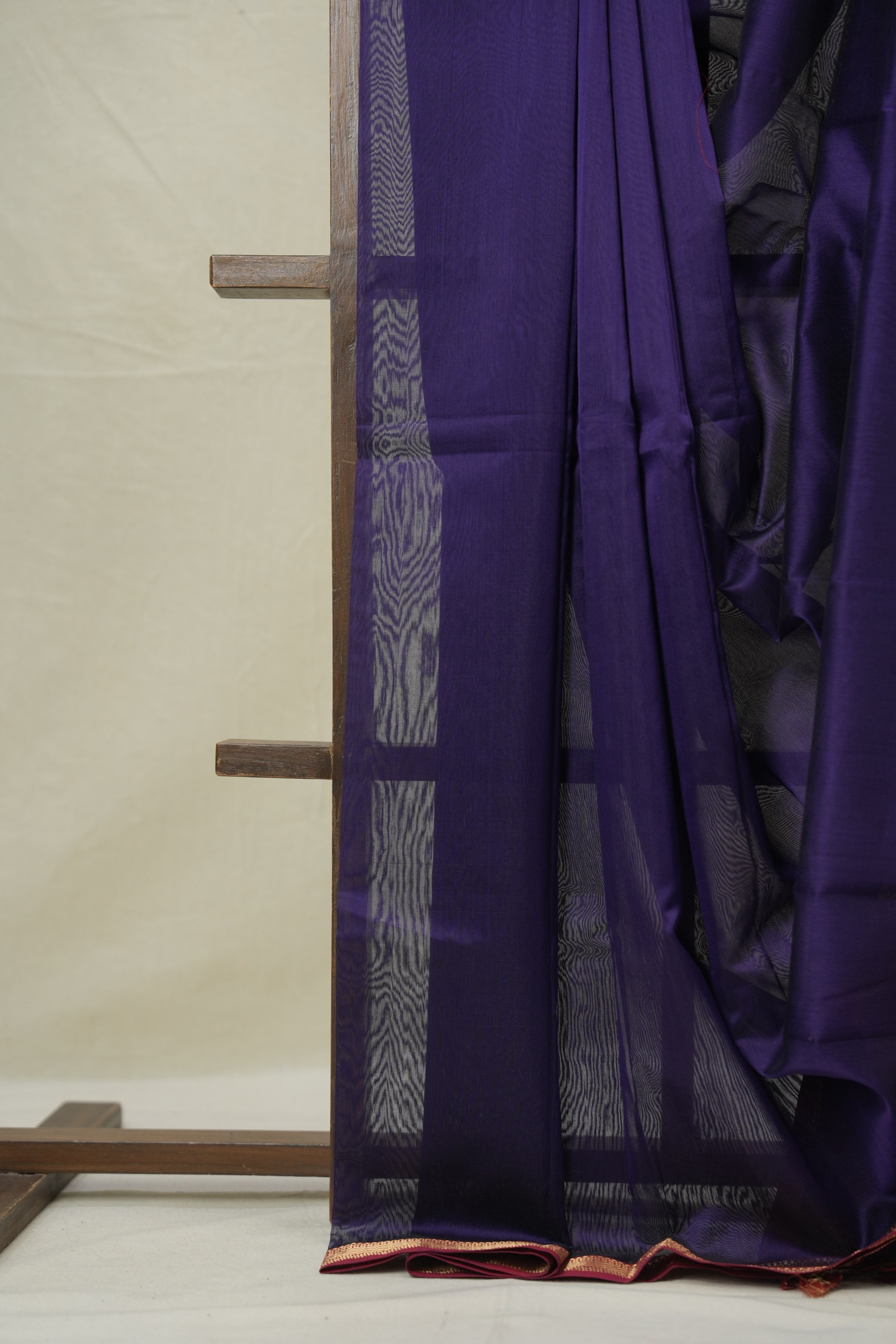 Violet Blue Maheshwari Saree - SRVBMS1028
