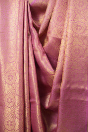 Pink Tussar Silk Saree - SRPTSS1949