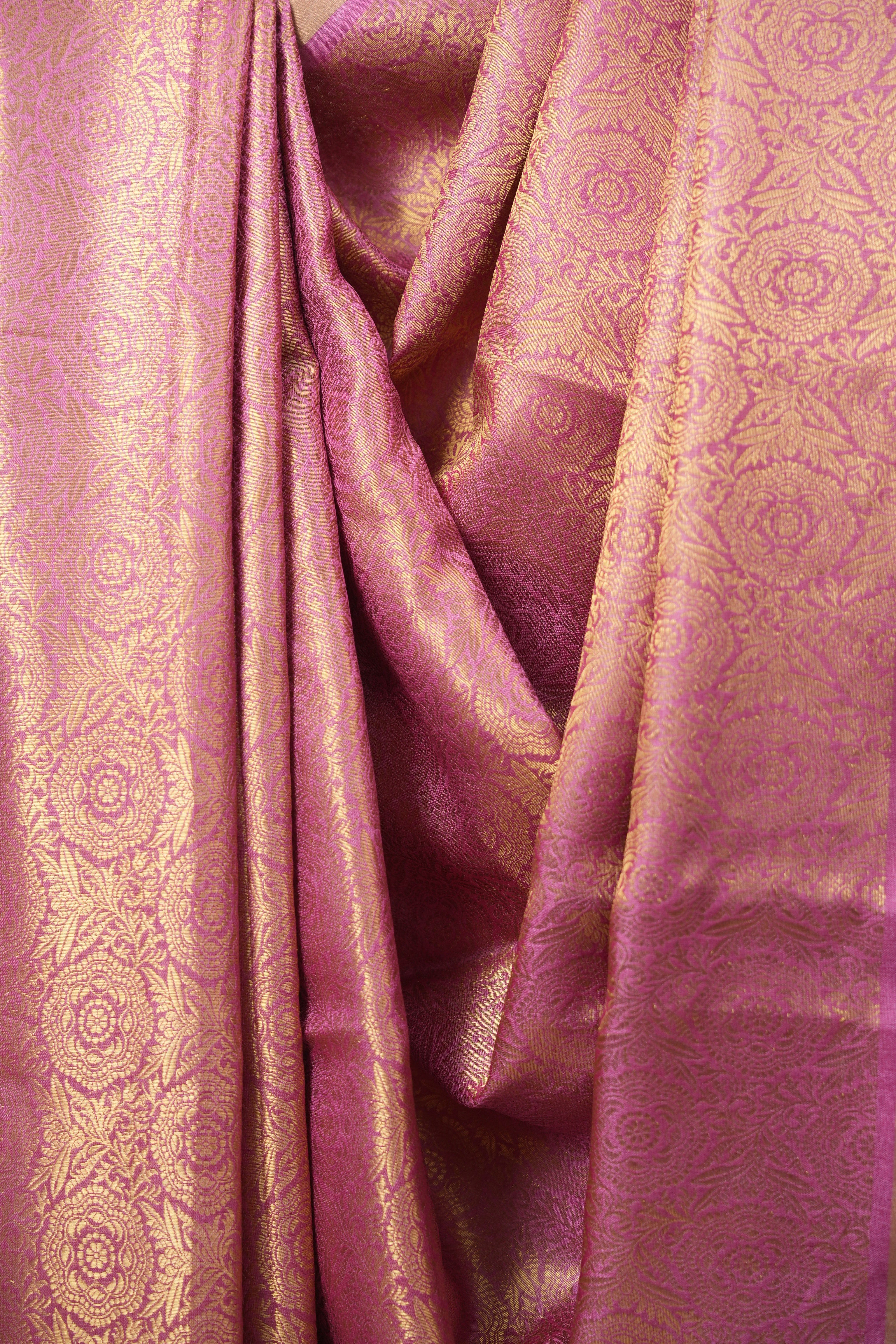 Pink Tussar Silk Saree - SRPTSS1949