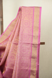 Pink Tussar Silk Saree - SRPTSS1949