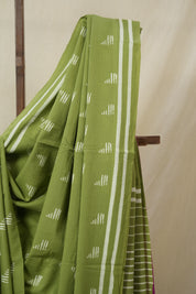 Light Green HBP Cotton Saree - SRLGCS3275