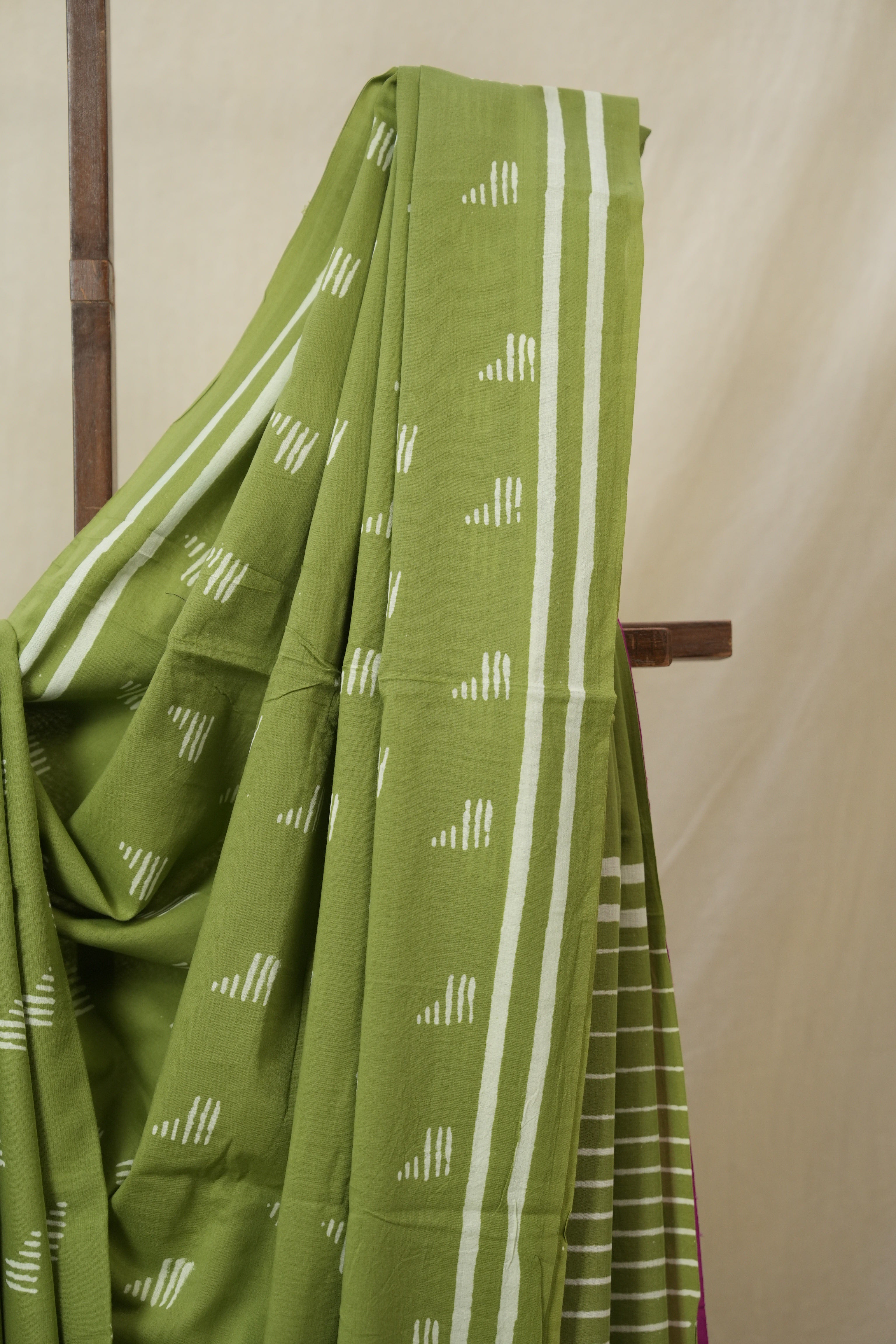 Light Green HBP Cotton Saree - SRLGCS3275