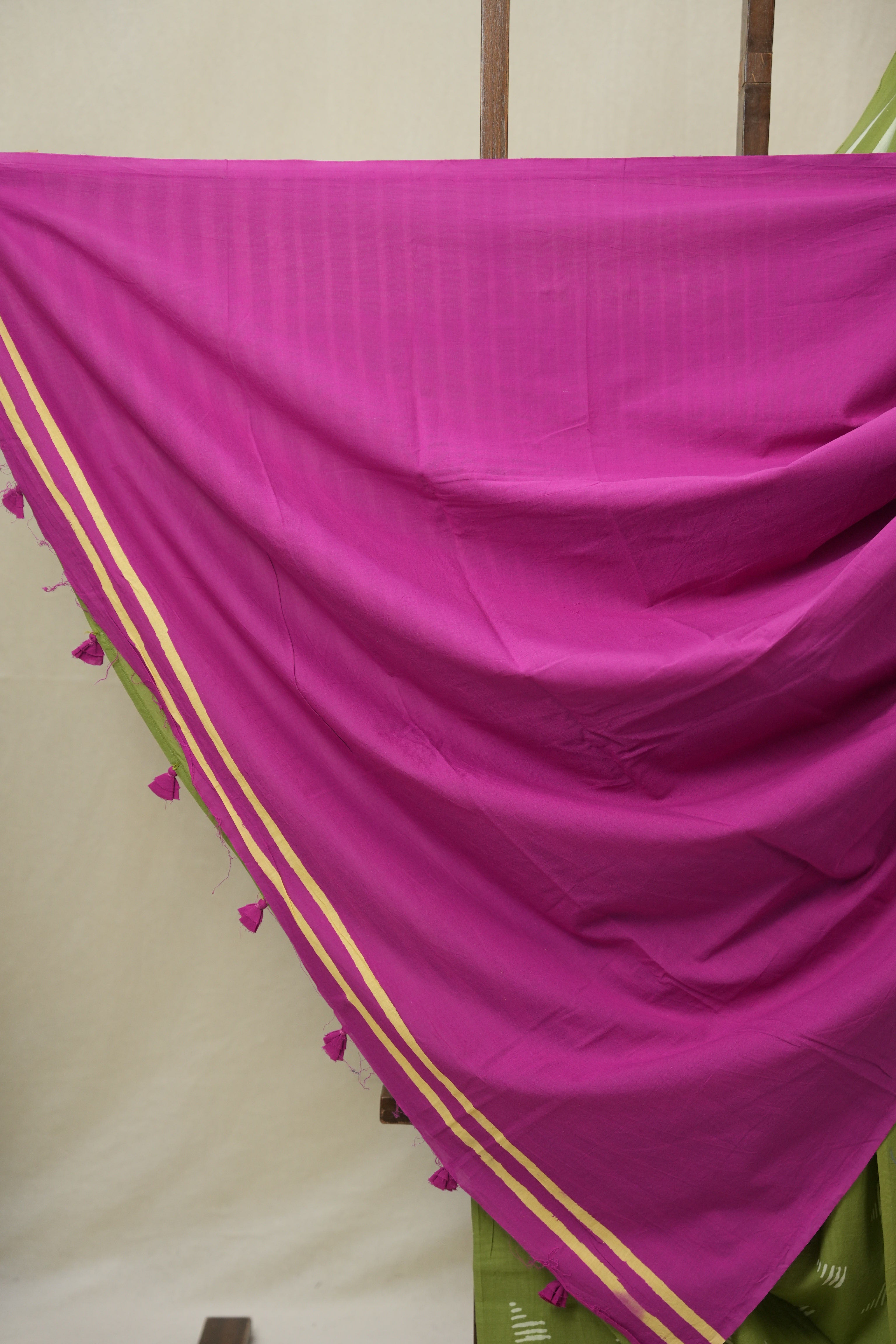 Light Green HBP Cotton Saree - SRLGCS3275