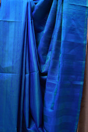 Blue Soft Silk Saree - SRBSSS251