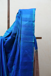 Blue Soft Silk Saree - SRBSSS251