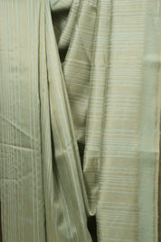 Mint Green Raw Silk Saree - SRMGRSS1023