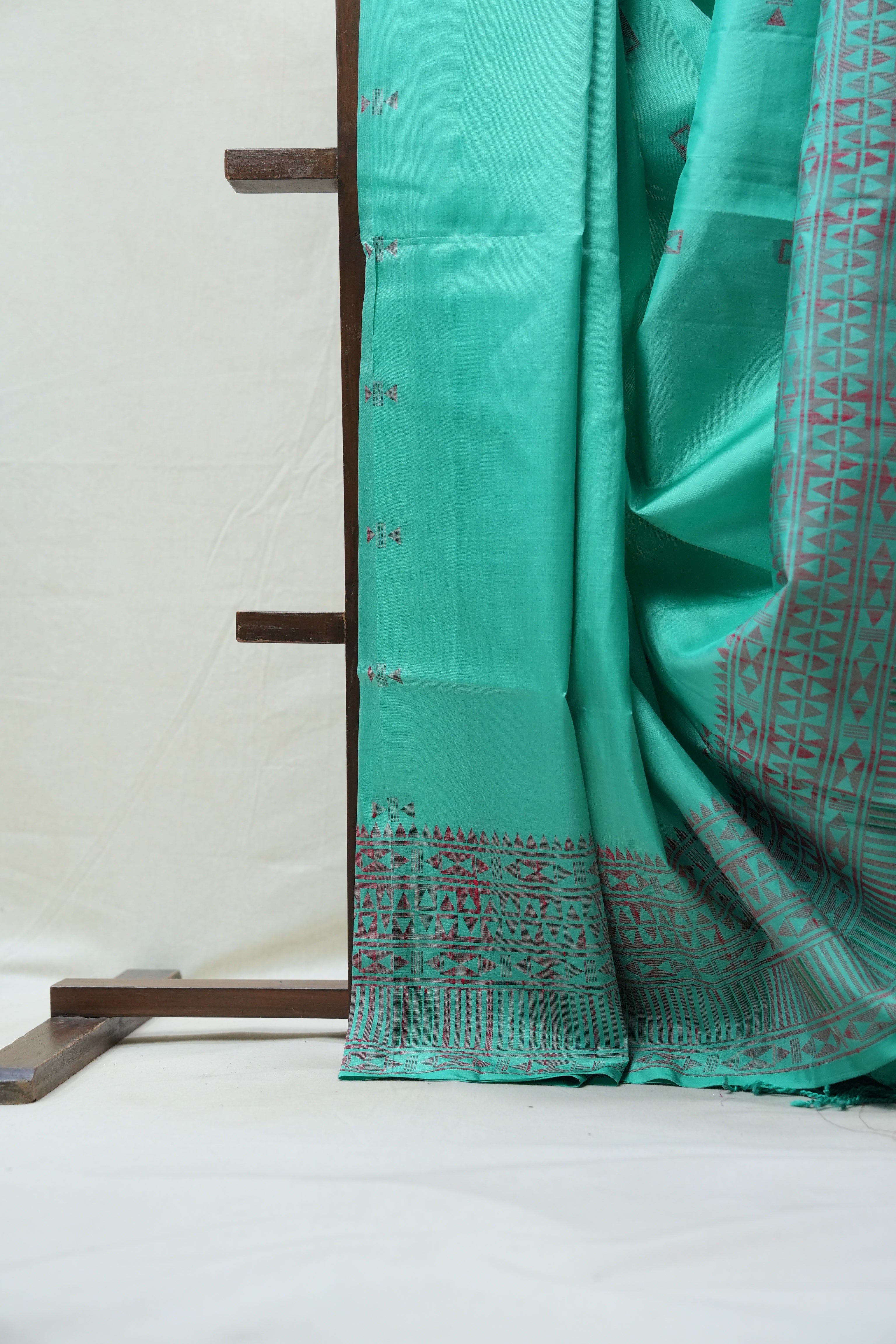 Turquoise Soft Silk Saree - SRTSSS285