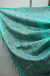 Turquoise Soft Silk Saree - SRTSSS285