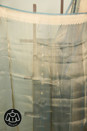 Sky Blue Tissue Banarasi Silk Saree - SRSBTSS115