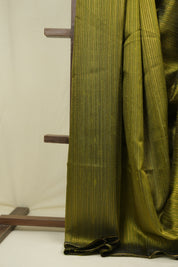 Mehendi Green Raw Silk Saree - SRMGRSS1021