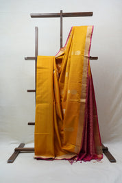 Yellow Soft Silk Saree - SRYSSS221