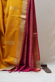 Yellow Soft Silk Saree - SRYSSS221