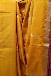 Yellow Soft Silk Saree - SRYSSS221