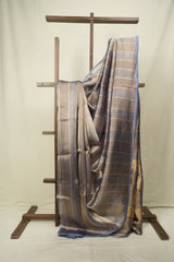 Dual Tone Blue Tissue Banarasi Silk Saree - SRDTBTBSS103