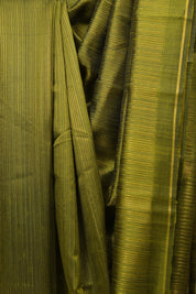 Mehendi Green Raw Silk Saree - SRMGRSS1021