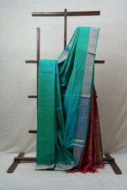 Aqua Green Soft Silk Saree - SRAGSSR229