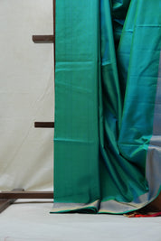 Aqua Green Soft Silk Saree - SRAGSSR229