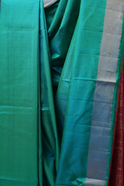 Aqua Green Soft Silk Saree - SRAGSSR229