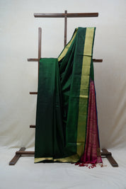 Green  Soft Silk Saree - SRGSSR224