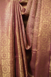 Magenta Tussar Silk Saree - SRMTSS1953