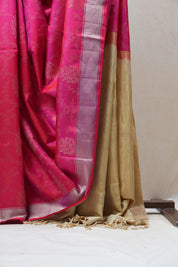 Pink Soft Silk Saree - SRPSSS260