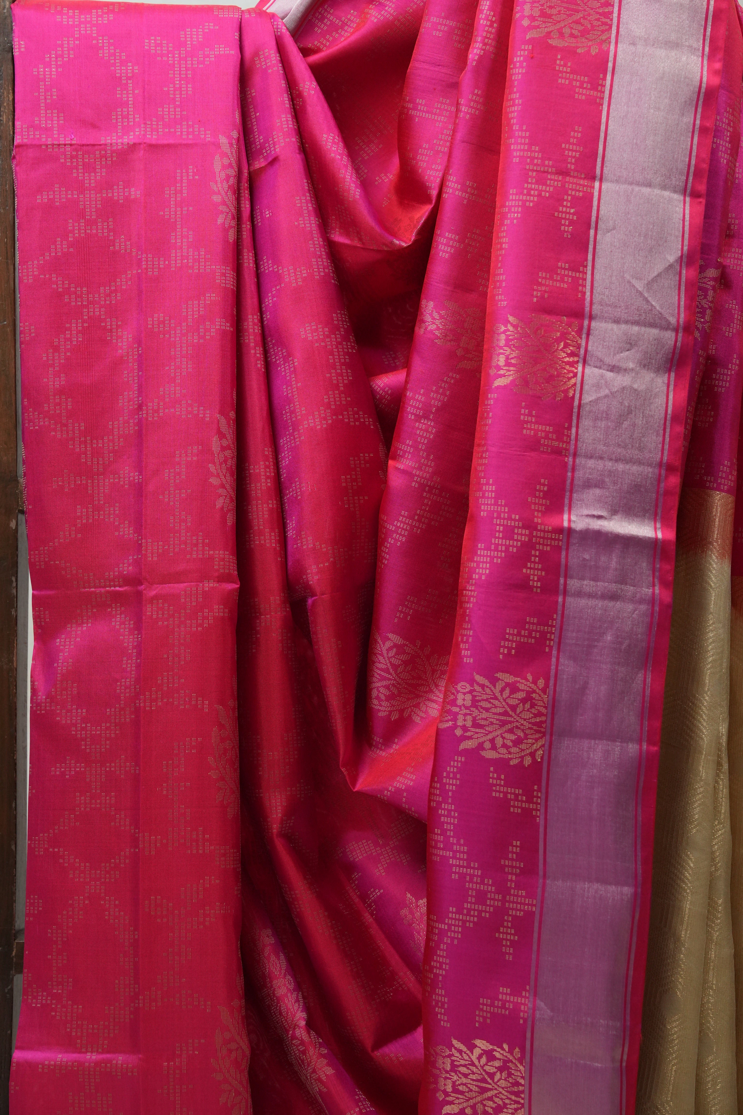 Pink Soft Silk Saree - SRPSSS260