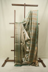 Mint Tissue Banarasi Silk Saree - SRMTBSS104