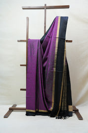 Purple Soft Silk Saree - SRPSSS245