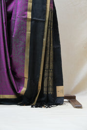 Purple Soft Silk Saree - SRPSSS245