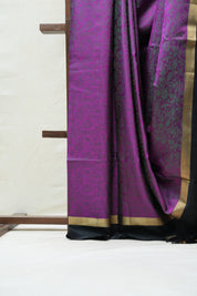 Purple Soft Silk Saree - SRPSSS245