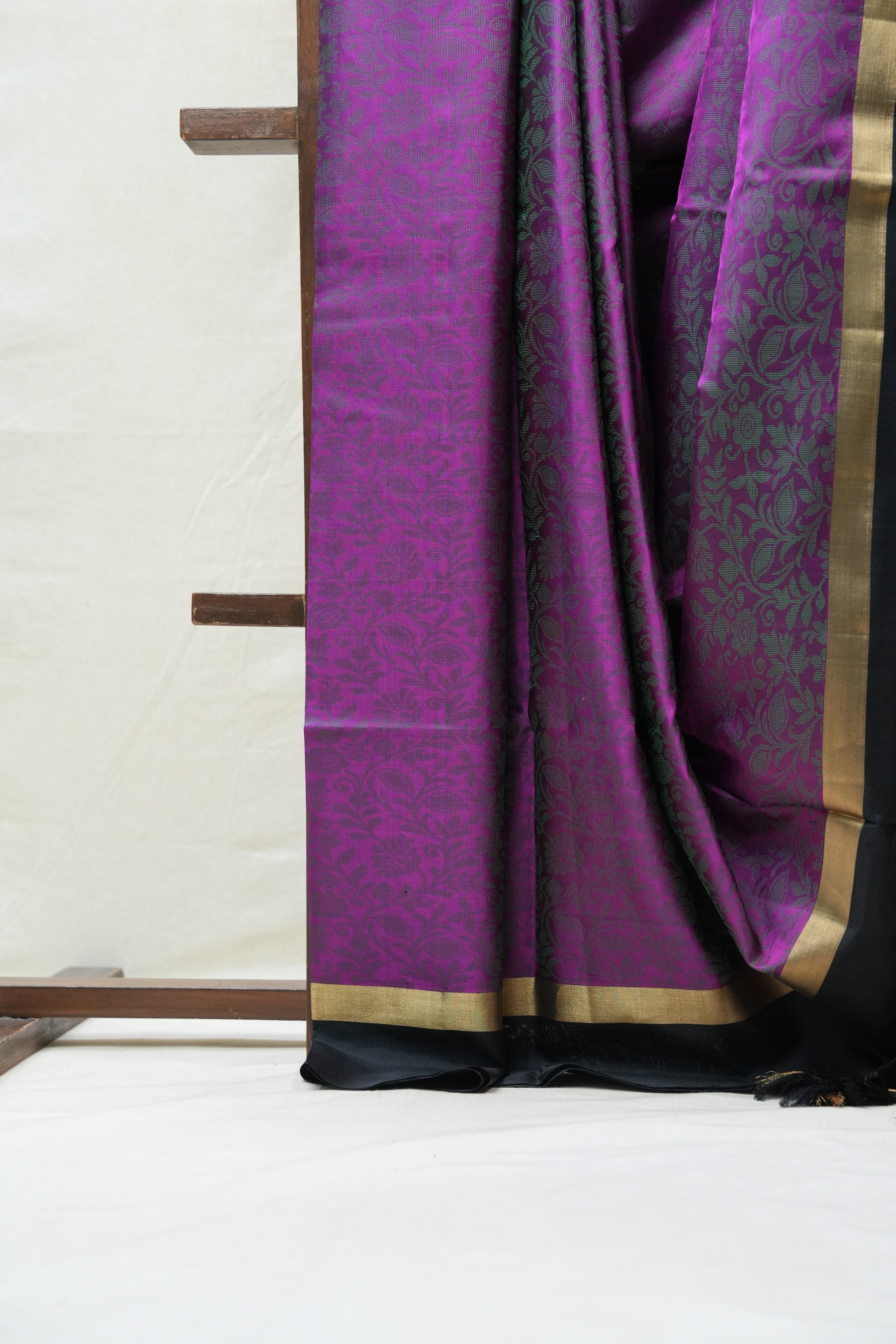 Purple Soft Silk Saree - SRPSSS245