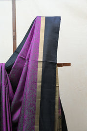 Purple Soft Silk Saree - SRPSSS245