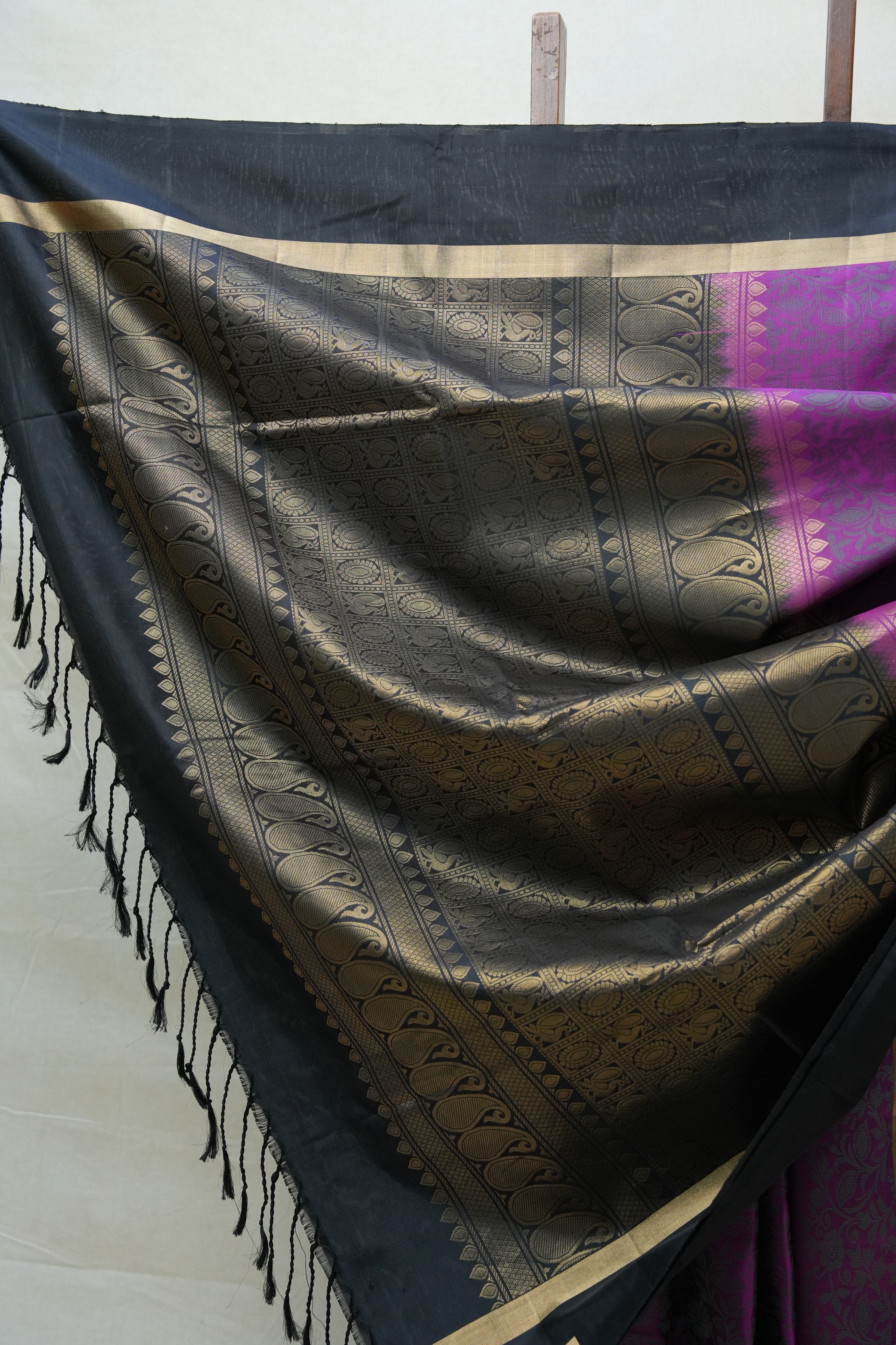 Purple Soft Silk Saree - SRPSSS245