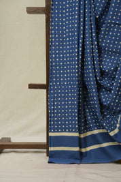 Blue HBP Cotton Saree- SRBCS3269
