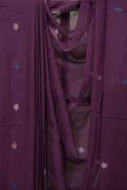 Deep Purple Bengal Mul Cotton Saree - SRDPBMCS096