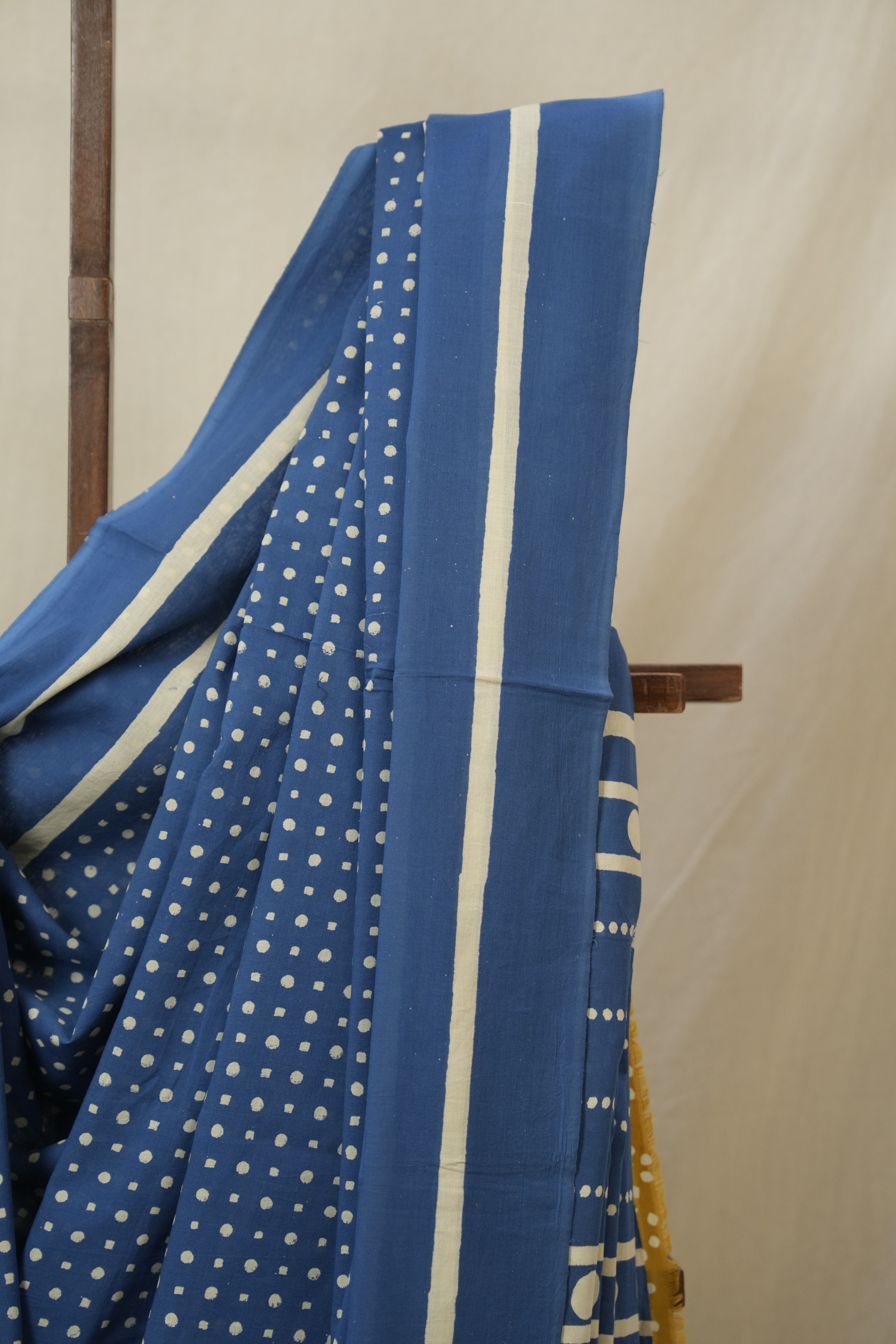 Blue HBP Cotton Saree- SRBCS3269