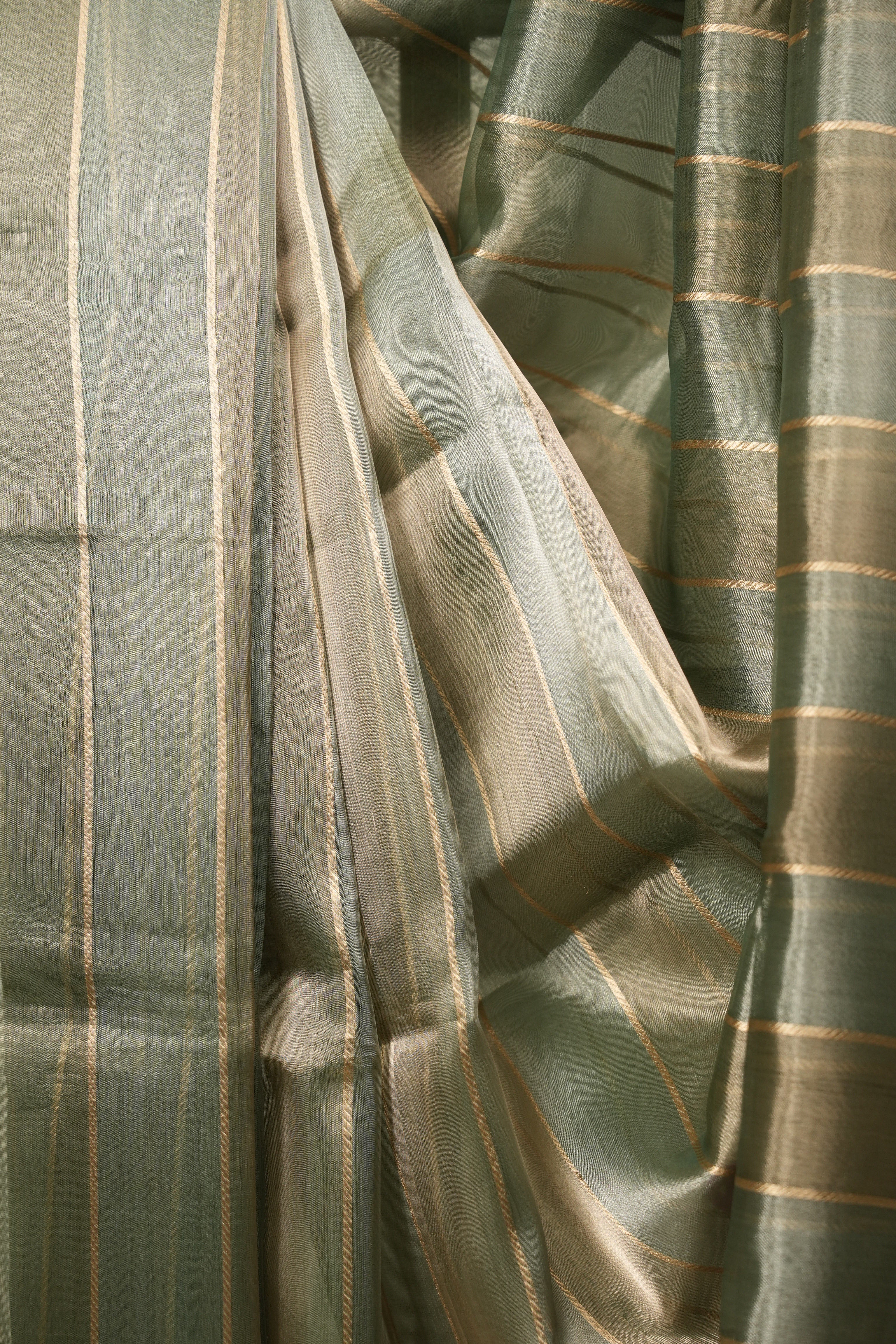 Mint Tissue Banarasi Silk Saree - SRMTBSS104