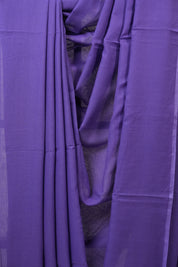 Light Purple Mul Cotton Saree - SRLPMCS12