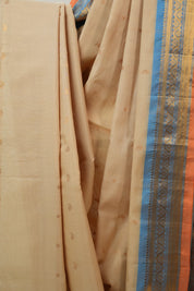 Beige Gadwal Cotton Silk Saree - SRBGCSS75